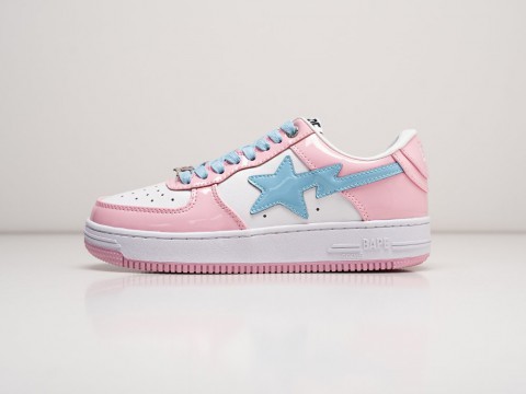 Женские кроссовки Bape Bapesta Low WMNS белые Женские кроссовки Bape Bapesta Low WMNS белые