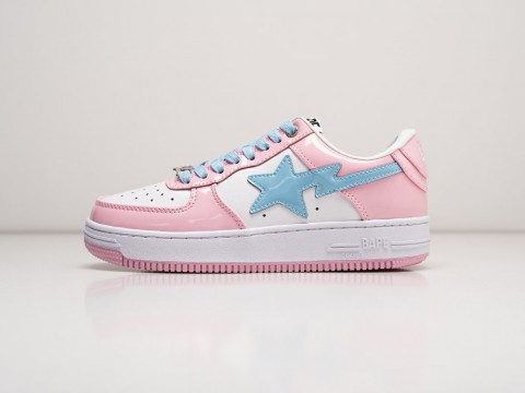 Bape Bapesta Low WMNS белые кожа женские (36-40)