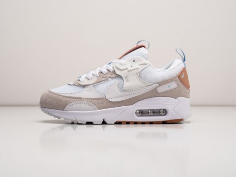 Nike Air Max 90 Futura WMNS белые замша женские (36-40)