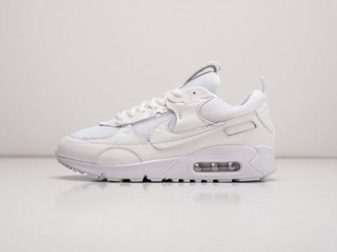 Мужские кроссовки Nike Air Max 90 Futura Triple White белые Мужские кроссовки Nike Air Max 90 Futura Triple White белые