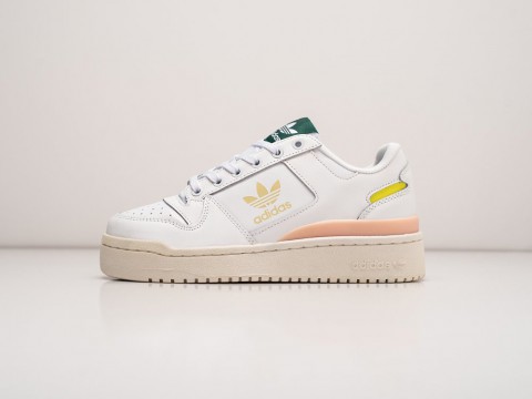 Adidas Forum Bold Low WMNS Cloud White / Pink / Gold / Sail артикул 28804