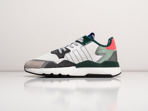 Adidas Nite Jogger Collegiate Green белые текстиль мужские (40-45) Adidas Nite Jogger Collegiate Green белые текстиль мужские (40-45)