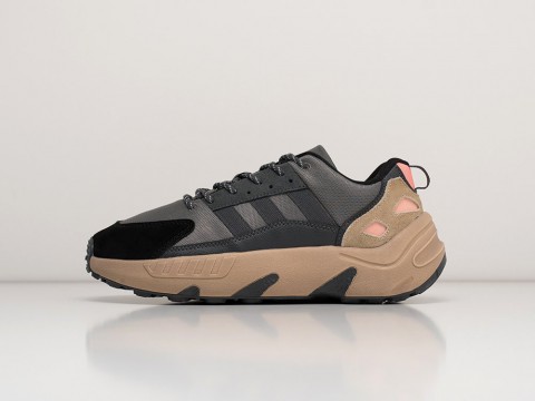 Adidas ZX 22 Shadow Grey / Black / Tan артикул 28958 Adidas ZX 22 Shadow Grey / Black / Tan артикул 28958