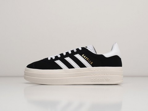 Женские кроссовки Adidas Gazelle Bold WMNS черные