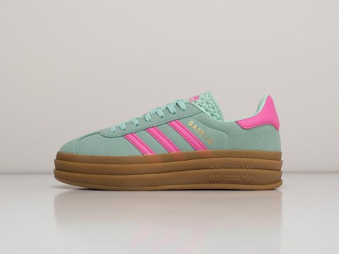 Adidas Gazelle Bold WMNS Turquoise / Pink / Gum артикул 28984
