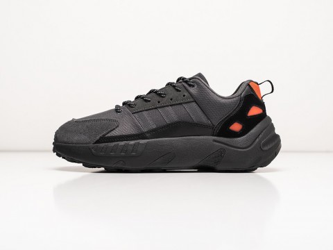 Adidas ZX 22 Grey / Black / Orange артикул 28994 Adidas ZX 22 Grey / Black / Orange артикул 28994