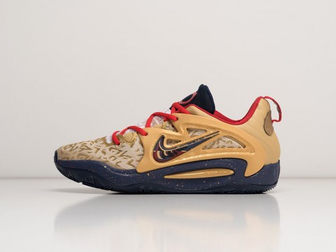 Nike KD 15 Olympic Metallic Gold / University Red / Orewood Brown / Midnight Navy артикул 29010 Nike KD 15 Olympic Metallic Gold / University Red / Orewood Brown / Midnight Navy артикул 29010
