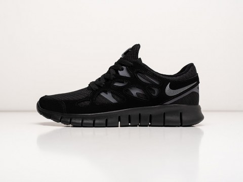 Nike Free Run 2 черные замша мужские (40-45)