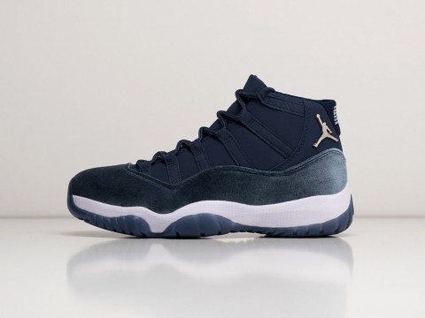 Nike Air Jordan 11 Retro Midnight Navy Velvet синие - фото Nike Air Jordan 11 Retro Midnight Navy Velvet синие - фото