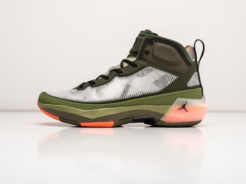 Мужские кроссовки Nike Undefeated x Air Jordan 37 Flight Jacket зеленые