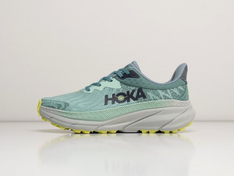 Hoka Challenger ATR 7 WMNS Blue / Neon Green артикул 29040 Hoka Challenger ATR 7 WMNS Blue / Neon Green артикул 29040
