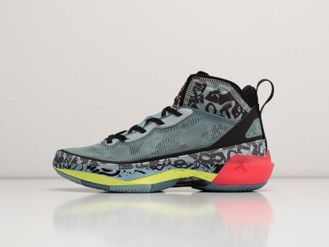 Мужские кроссовки Nike Satou Sabally x Air Jordan 37 Graffiti голубые Мужские кроссовки Nike Satou Sabally x Air Jordan 37 Graffiti голубые