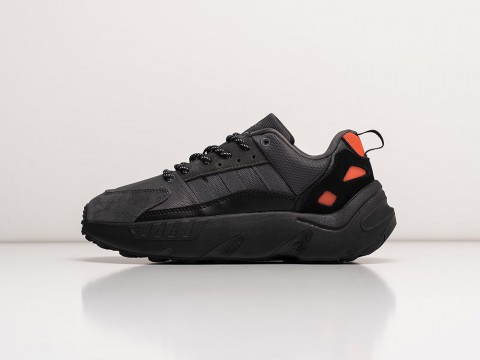 Adidas ZX 22 WMNS Grey / Black / Orange артикул 29152