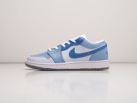 Женские кроссовки Nike Air Jordan 1 Low SE Mighty Swooshers WMNS голубые