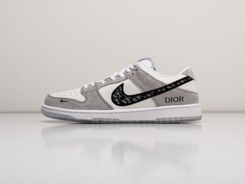 Nike x Dior x SB Dunk Low White / Grey / Black