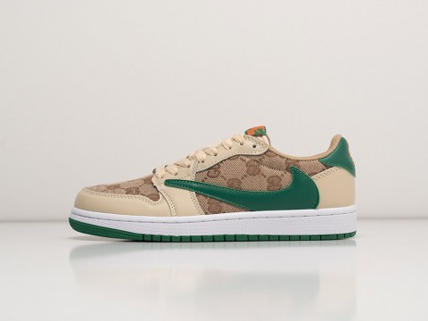 Nike Air Jordan 1 Low x Travis Scott WMNS бежевые текстиль женские (36-40) Nike Air Jordan 1 Low x Travis Scott WMNS бежевые текстиль женские (36-40)