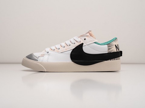 Nike Blazer Low 77 Jumbo Mighty Swooshers белые кожа мужские (40-45)