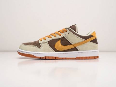 Nike SB Dunk Low Dusty Olive разноцветные замша мужские (40-45)