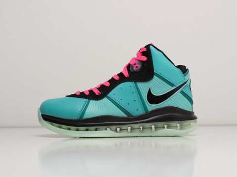 Мужские кроссовки Nike Lebron 8 Retro South Beach 2021 голубые Мужские кроссовки Nike Lebron 8 Retro South Beach 2021 голубые