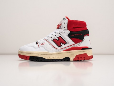 New Balance x Aime Leon Dore x 650 WMNS White / Red / Black артикул 29337