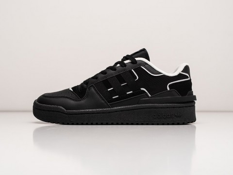 Мужские кроссовки Adidas Forum Exhibit Low Triple Black черные Мужские кроссовки Adidas Forum Exhibit Low Triple Black черные
