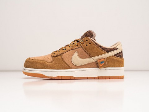 Мужские кроссовки Nike SB Dunk Low Teddy Bear коричневые