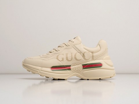 Gucci Rhyton WMNS бежевые - фото