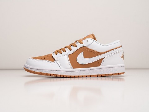 Мужские кроссовки Nike Air Jordan 1 Low Hemp White бежевые Мужские кроссовки Nike Air Jordan 1 Low Hemp White бежевые