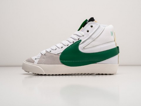 Мужские кроссовки Nike Blazer Mid 77 Jumbo Malachite белые Мужские кроссовки Nike Blazer Mid 77 Jumbo Malachite белые