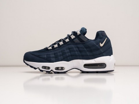 Nike Air Max 95 Navy / White артикул 29422 Nike Air Max 95 Navy / White артикул 29422