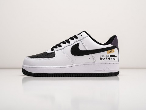 Nike Air Force 1 Low White / Black / Purple артикул 29432