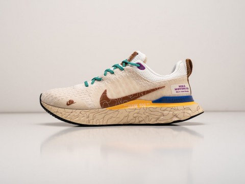 Nike React Infinity Run 3 Premium бежевые текстиль мужские (40-45) Nike React Infinity Run 3 Premium бежевые текстиль мужские (40-45)