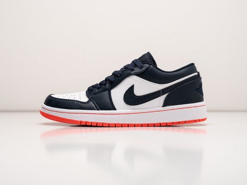 Мужские кроссовки Nike Air Jordan 1 Low Obsidian Ember Glow синие Мужские кроссовки Nike Air Jordan 1 Low Obsidian Ember Glow синие