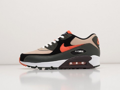 Nike Air Max 90 Dark Army Tweed разноцветные кожа мужские (40-45)