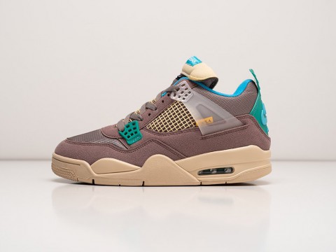 Nike Nike Air Jordan 4 x UNION LA 30th Anniversary Taupe Haze Taupe Haze / Blue Fury / Khaki / Roma Green артикул 29522