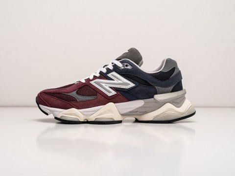 New Balance 9060 Split бордовые замша мужские (40-45)