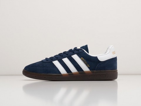 Adidas Spezial Navy Blue / White / Brown артикул 29649