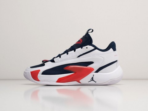 Nike Jordan Luka 2 White / Navy Blue / Red артикул 29657
