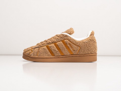 Adidas Superstar Conchas Pack - Chocolate WMNS коричневые текстиль женские (36-40)