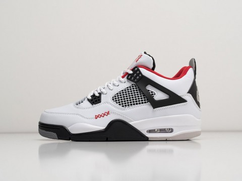 Nike Air Jordan 4 Retro White / Black / Red