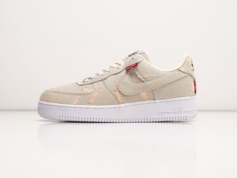 Nike Levis x Air Force 1 Low бежевые деним мужские (40-45) Nike Levis x Air Force 1 Low бежевые деним мужские (40-45)