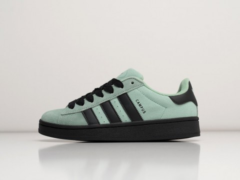 Adidas Campus WMNS зеленые замша женские (36-40)