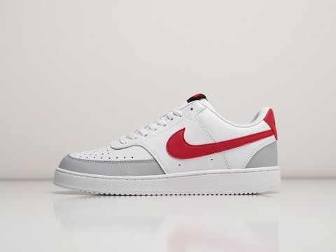 Nike Court Vision Low White / Red / Grey артикул 30549