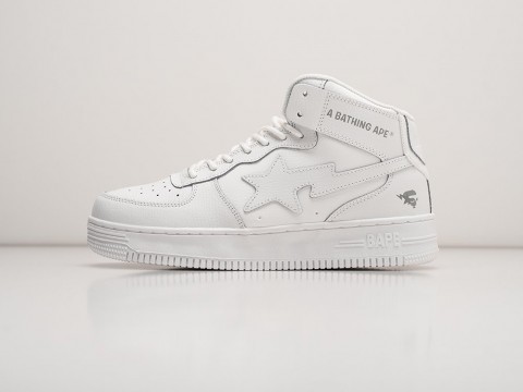 Мужские кроссовки Bape Sta Force 1 High Winter белые Мужские кроссовки Bape Sta Force 1 High Winter белые