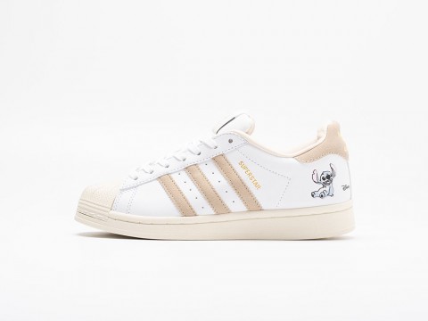 Adidas Superstar x Disney Lilo & Stitch WMNS белые кожа женские (36-40)