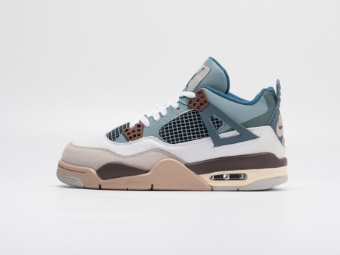 Nike Air Jordan 4 Retro Snorlax Custom Blue / White / Beige артикул 30872