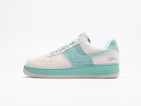 Nike Air Force 1 Low x Tiffany белые замша мужские (40-45) Nike Air Force 1 Low x Tiffany белые замша мужские (40-45)