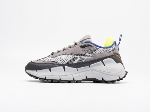 Reebok Zig Kinetica 2.5 Edge Grey / White / Neon Green артикул 30917 Reebok Zig Kinetica 2.5 Edge Grey / White / Neon Green артикул 30917