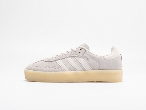 Adidas Ronnie Fieg x Clarks x Samba Grey / White артикул 30934