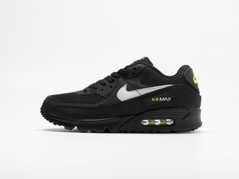 Мужские кроссовки Nike Air Max 90 Black Volt черные